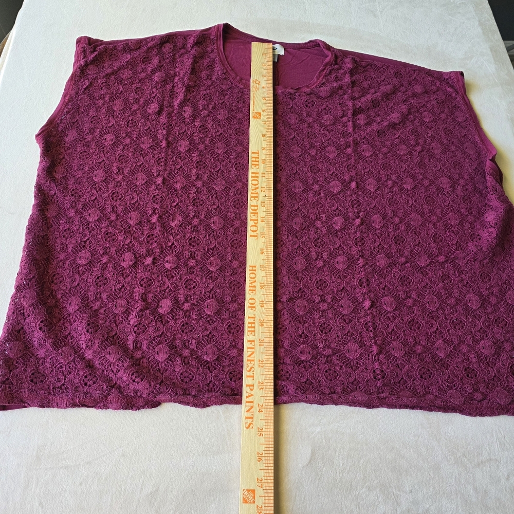 Old Navy Purple Lace Blouse